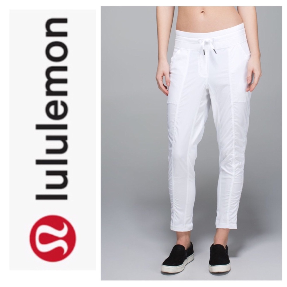 Lululemon Street to Studio Pant Cropped White 6
